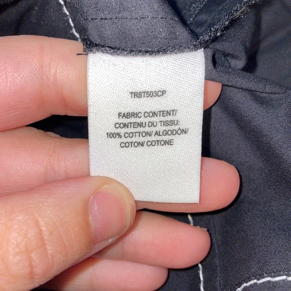 Derek Lam 10 Crosby Black Off the Shoulder Poplin Mini Dress SZ 4 EUC - Picture 7 of 8